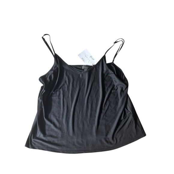 Donna Karan Camisole L Black Lightweight Stretchy Adjustable Straps - Picture 1 of 4